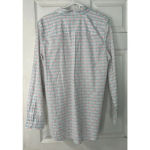 Vineyard Vines  1/2 Button Up Popover Dot Cotton‎ Shirt Womens 14 Light Blue Photo 6