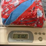 Emma & Michele Emma & Michelle size 6 red white & blue v-neck wide leg cropped pants jumpsuit Photo 9