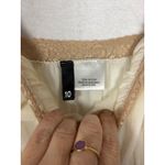 Vintage Y2k Nude White Lace Trim Tiered Camisole Tank Top Womens Sz S Fairy Tan Photo 2