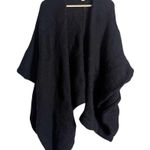 Elk Black Chale Wool Oversized Wrap Poncho Sweater Size undefined Photo 4