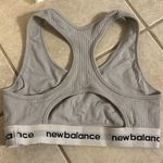 New Balance Gray Sports Bra Bra Inserts Photo 1