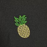 Marc New York Rhinestone Pineapple Blouse Black Large Sleeveless Popover NWT Photo 6