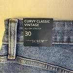 J.Crew Curvy Classic Vintage Classic Women's Jeans Straight Taper Size 30 NWT Photo 6