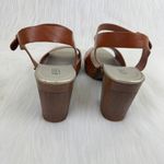 a.n.a  VIsta Platform Chunky Heel Clog Ankle Strap Open Toe Sandals Size 10 Brown Photo 4