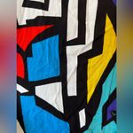 Big Dart Keith Haring Shirt Abstract Wearable Art Funky Print Festival Size 10 Photo 3