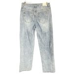 Angel Kiss  Flower Embroidered Wide Leg Boyfriend Denim Jeans Size 5 (27) Photo 1