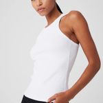 Alo Yoga white Ribbed Devoted Tank XS NWT Photo 2