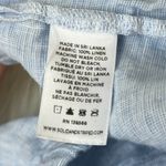 Solid & Striped  Blue Linen Pajama Shorts Women's Small Photo 3