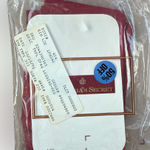 Victoria's Secret Vintage 1991 Victoria’s Secret Triple Opaque Red Leggings NOS Photo 0