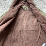 Green and brown down puffer jacket Size L Photo 3