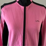 Ralph Lauren Vintage  pink and black zipper colorblock track jacket medium Photo 1