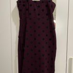 Nordstrom Speechless Black Purple Women’s Polka Dot Dress Stretch Jnr Size 3 Photo 11