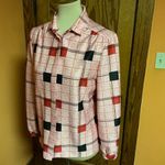 Vtg 70s plaid polyester shirt Photo 8