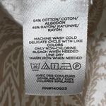 Loft Women's Brown Paisley Print Flutter Sleeve Square Neck Top Size M Photo 5