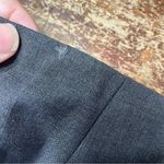 Theory Pencil Skirt Wool Blend Stretch Double Vented Back Zip Gray Women Sz 6 Photo 2