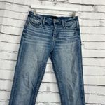 Y2K Buckle Black Ankle Skinny Jeans Women’s 27x27 Fit No. 83 Medium Wash Denim Blue Size 27 Photo 5