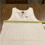 DKNY linen blend Sleeveless White shift long maxi midi dress dress nwt xxl Photo 9