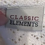 Classic Elements  Vintage Women Button Front‎ Cardigan Sweater Large Chevron Knit Photo 6