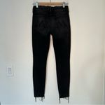 Mother Looker Ankle Fray jeans Night Hawk 27 Black Photo 12