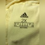 Adidas Light Yellow Joggers with White Stripes size 2X Photo 7