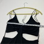 Alice + Olivia  Womens Black Havana Cutout Mini Dress Size 12 Vacation‎ NEW Photo 7