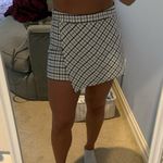 Garage White Plaid Skort Photo 0