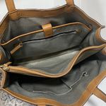 Vince Camuto ELVAN-TO Pebbled Leather Tote in Walnut Brown Large Photo 5