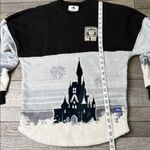 Disney Spirit Soft Sherpa/Jersey Black and White Oversized Castle Fleece Photo 5