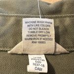 Duluth Trading Co Womens XS Makers Studio Dress Olive Green Pockets Long Sleeve Photo 8