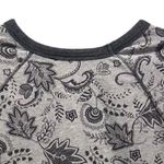 Johnny Was  Floral Wanders Bishop Sleeve Sweatshirt Gray Small Photo 2