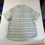 Vineyard Vines Women's Shirt Popover Striped Cotton Long Sleeve Button Sz L Logo Photo 11