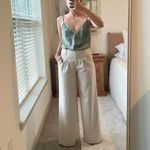 Satin Camisole with Lace Green Size XS Photo 6