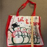 Festive Snowman Tote Bag Red Photo 3
