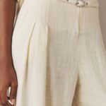 Anthropologie Linen Blend City Beach Trouser Pants, Size 6 Photo 3