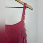 Free People Intimately Dobby Dot Rose Pink Lace Trim Camisole Medium Cami Tank Photo 6