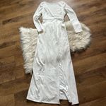 Lulus LULU’S Romantic Moments White Lace Long Sleeve Maxi Dress Photo 7