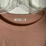 Reformation Cashmere Boyfriend Sweater in Blush Pink M Photo 4