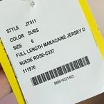 Jenny Yoo JY • NWT JY511 Sueded Rose Pink Maracaine Jersey Bridesmaids Dress Photo 8