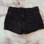 Old Navy  women's size 0 black denim shorts Photo 2