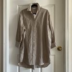 ANINE BING  Revolve Womens Lake Dress Taupe Stripe Small NWT Photo 4