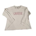 Rae Dunn  long sleeved jersey lined sweatshirt women’s medium Photo 0