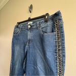 Westport  1962 Women's Size 20 Crpped Blue Jeans with Embroidered Trim Photo 3