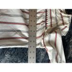 A loves A Embroidered Peasant Blouse Button Back Red/White/Blue Women Small Boho Photo 6