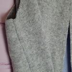 BENEDETTA B. GRAY BLUE MERINO WOOL CASHMERE OPEN LONG LINE CARDIGAN VEST SMALL Photo 4