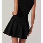 ASTR New the Label Black Cowl Neck Mixed Media Minidress Holiday Party dress xs Photo 4