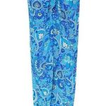Victoria's Secret Victoria’s Secret Swim Cover Up Pants Size Medium Blue Sheer Paisley Pool Beach Photo 0
