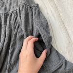 Free People  Dress im still obsessed crinkle mini womens Gray (small) boho beach Photo 6