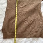 Alfani NWT:  tan crew neck sweater with gold drip Photo 2