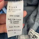 Frank & Eileen  Kinsale Jeans size 2 Medium Wash‎ Stretch Ankle Pants Raw Hem Photo 9