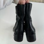 Sam Edelman Hilary Black Pebbled Leather Ankle Boots Size 9.5 Photo 4